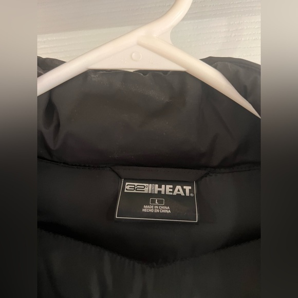 32 Degrees Black Puffer Jacket - Picture 2 of 2